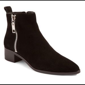 Dolce Vita Marra Suede Boot Bootie Black 7.5 NWT